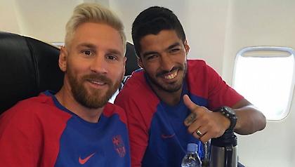 Κυκλοφορεί «ελεύθερος» με το ξανθό μαλλί ο Μέσι (pics)