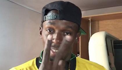 Το καλωσόρισμα του Μπολτ στον Ιμπραΐμοβιτς (video)