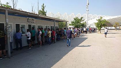 Πάλι ουρές στο ΟΑΚΑ για την ΑΕΚ