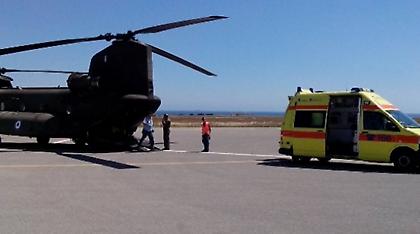 Κρήτη: Αεροδιακομιδή εγκύου με στρατιωτικό ελικόπτερο