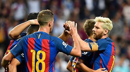 «Μάθημα» Μπαρτσελόνα στη Λέστερ (video)