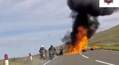 Σοκαριστικό βίντεο: Μητέρα δημοσιοποιεί τον θάνατο του μοτοσικλετιστή γιού της!