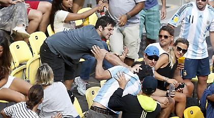 Μπουνιές στην εξέδρα σε αγώνα τένις των Ολυμπιακών Αγώνων (video/pics)