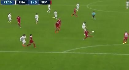 Η τρομερή γκολάρα της Ρεάλ! (video)