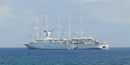 Στην Κρήτη το μεγαλύτερο ιστιοφόρο κρουαζιερόπλοιο του κόσμου