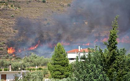 Υπό μερικό έλεγχο η πυρκαγιά στην Κεφαλονιά