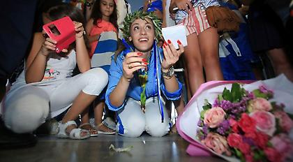 Αποθέωση για την χρυσή Άννα και στη Θεσσαλονίκη (pics)