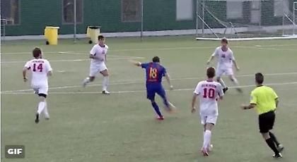 Πιτσιρικάς της «Μασία» πιάνει το… απόλυτο σουτ στο «Γ»! (video)