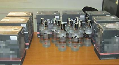 Σε καταστήματα της Χαλκιδικής θα κατέληγαν ποτά που εισήχθησαν παράνομα από τη Βουλγαρία