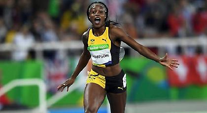«Χρυσή» στα 100 μέτρα η Ελέιν Τόμπσον (video)