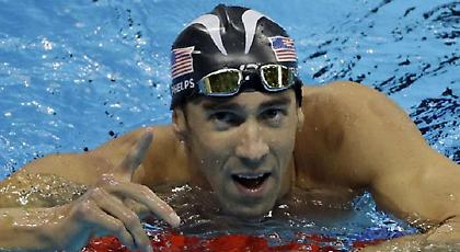 Πιο κοντός από τα μετάλλιά του ο Φελπς (pics)