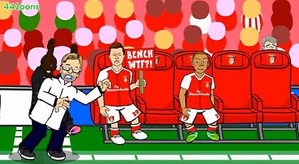 Το καρτούν του Άρσεναλ-Λίβερπουλ θα σε… γονατίσει! (video)