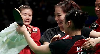 «Χρυσή» η Κίνα στο ομαδικό πινγκ πονγκ