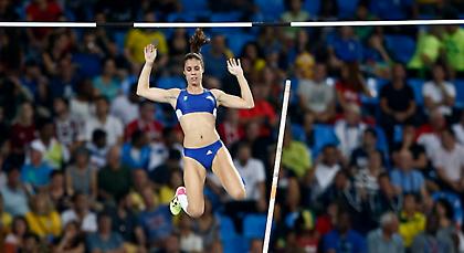 Το χρυσό άλμα της Κατερίνας Στεφανίδη (video)