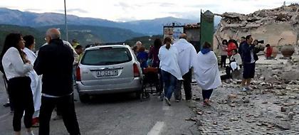 Η στιγμή του φονικού σεισμού στην Ιταλία (video)