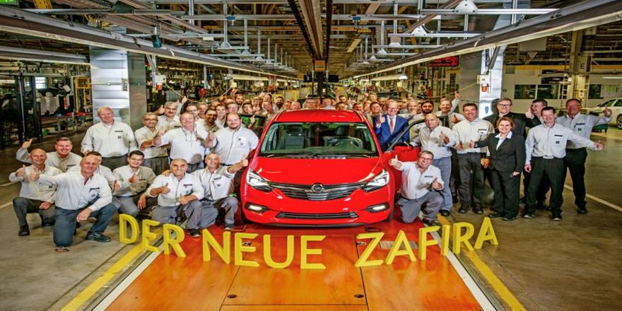 Ξεκίνησε η παραγωγή του νέου Opel Zafira στο εργοστάσιο του Russelsheim