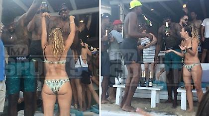 Το ξέφρενο γλέντι Ντουράντ και Τζόρνταν στη Μύκονο (video/pics)