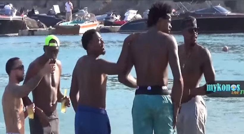 Τα θαλάσσια ακροβατικά των Τζόρνταν και Ντουράντ στην Μύκονο (vid)