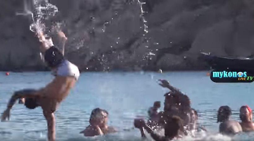 Το πάρτι για τους Αμερικανούς μπασκετμπολίστες συνεχίζεται στη Μύκονο (video)