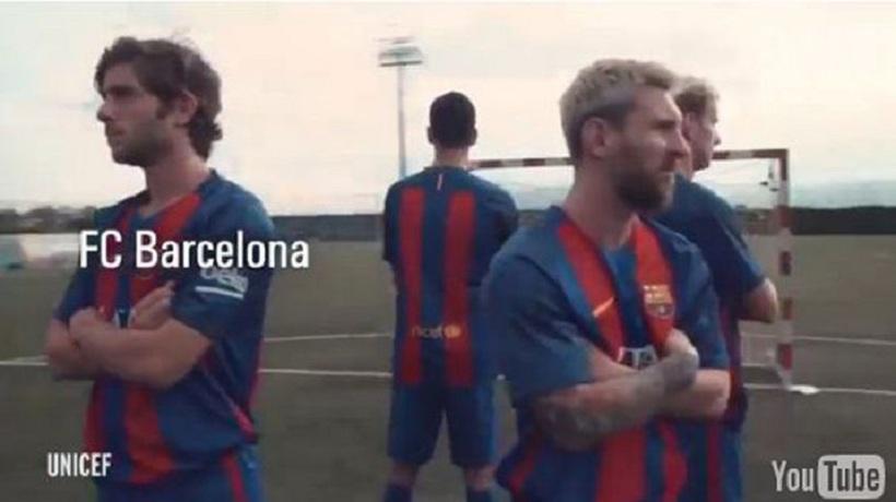 Μπαρτσελόνα και Παραολυμπιακή ομάδα τυφλών «βλέπουν» την μπάλα με την καρδιά τους (video)