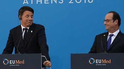 Ρέντσι για τη Σύνοδο του Νότου: «Επιτέλους ο Ολάντ είναι μαζί μας»