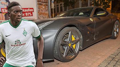 Στούκαρε με τη Ferrari συμπαίκτη του ο Γιαταμπαρέ (pics)