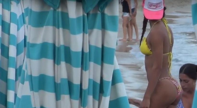 Το μπικίνι της Ειρήνης Παπαδοπούλου προκάλεσε «καύσωνα» στη Μύκονο (video)