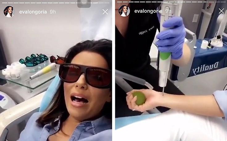 Η Eva Longoria αφαιρεί τατουάζ από τον καρπό της (pics-video)