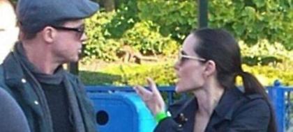 Είναι η στιγμή που έσπασε το γυαλί; Δημόσιος καβγάς Τζολί-Πιτ μπροστά στα παιδιά (pics)