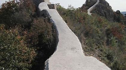 Απίστευτο: «Τσιμέντωσαν» τμήμα του Σινικού Τείχους για να το... επισκευάσουν