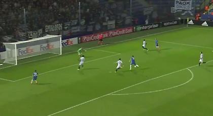 Ψυχρολουσία στο 40ο δευτερόλεπτο για ΠΑΟΚ (video)