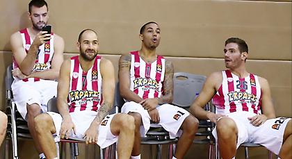Πέρασαν καλά στη media day οι παίκτες του Ολυμπιακού (video)