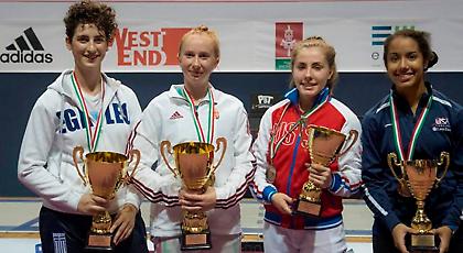 Δύο ασημένια μετάλλια στο Ευρωπαϊκό Κύπελλο ξιφασκίας