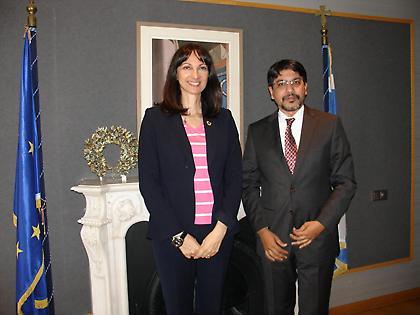 Συνάντηση Ελ. Κουντουρά με τον Πρέσβη του Μπαγκλαντές