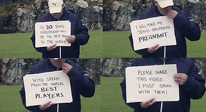 Ζητά σπέρμα από Ζλάταν και Ρονάλντο για να φτιάξει ομάδα! (pics&video)