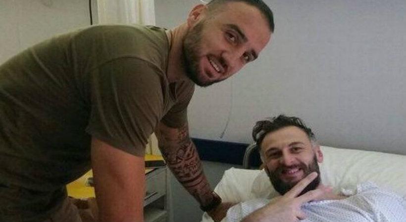 O αντικαταστάτης του Σανικίντζε τον επισκέφτηκε στο νοσοκομείο  (pic)