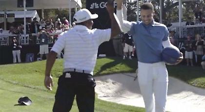 Ο Κάρι έχασε σε διαγωνισμό σουτ από έναν… γκολφέρ! (video)