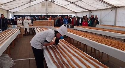 Bελγικό εκλέρ σοκολάτας 676 μέτρων!