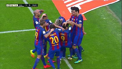 «Συγγνώμη» από οπαδό της Βαλένθια που πέταξε μπουκάλι στους παίκτες της Μπαρτσελόνα