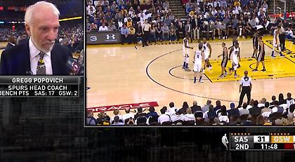 Απίθανος Πόποβιτς, ρίχνει πρόστιμο στον Ντάνκαν (video)