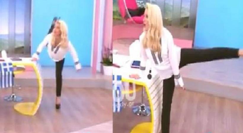 Τρέλανε μας Ελένη! Επίδειξη ευλυγισίας από την Ελένη Μενεγάκη!