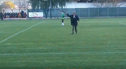 «Ντου» από παππού για να κόψει δρόμο σε αγώνα στην Κοζάνη (video)