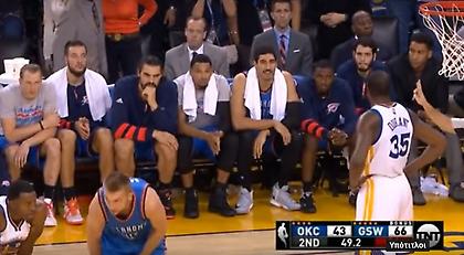 Έντονος διάλογος Ντουράντ με τον πάγκο των Θάντερ (video)