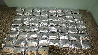 Ανήλικη μετέφερε από την Αλβανία 33 κιλά χασίς