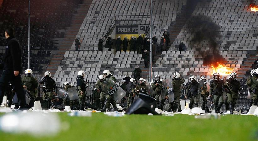 Ταυτοποιήθηκαν άλλοι 36 οπαδοί του ΠΑΟΚ για τα επεισόδια με Ολυμπιακό