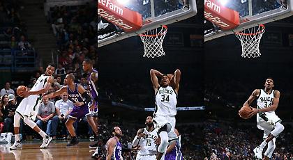 Υπερθέαμα από Αντετοκούνμπο (video)