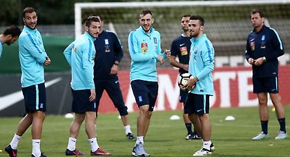 Χωρίς έξι η προπόνηση της Εθνικής, ροτέισον ετοιμάζει ο Σκίμπε