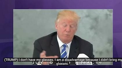 «Ο Τραμπ δεν ξέρει να διαβάζει»