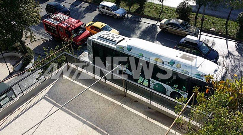 Πυρκαγιά σε λεωφορείο εν κινήσει στη λεωφόρο Μεσογείων