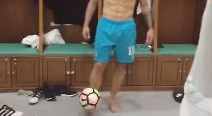 ΕΠΟΣ: «Κόλλησε» την μπάλα ο Ντε Βινσέντι στο Mannequin Challenge της Αλ Σαμπάμπ! (video)